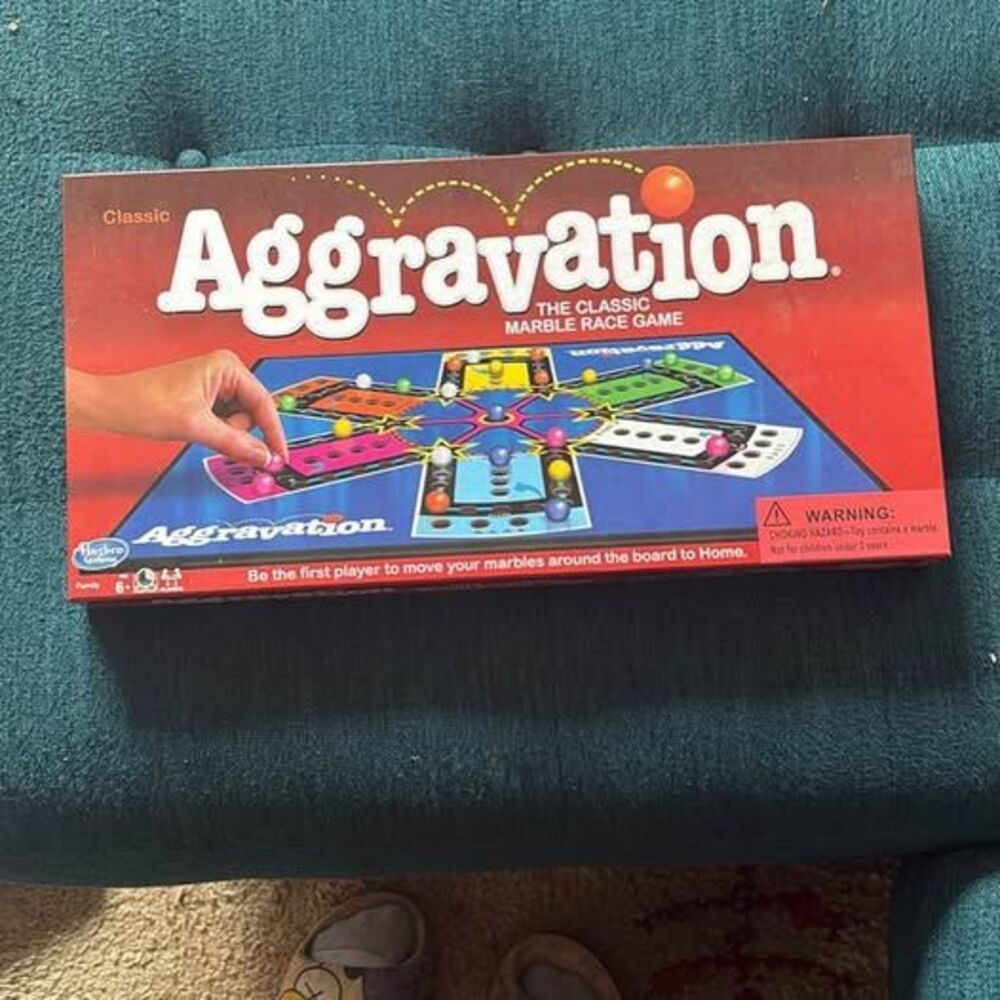 Hasbro Aggravation Classic Marble Race Game